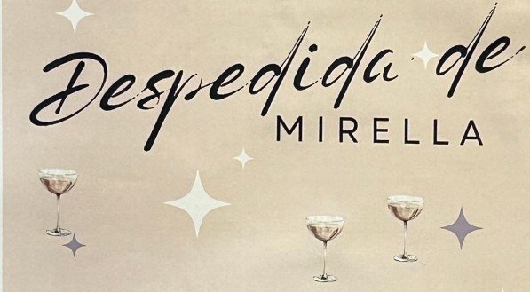 Mirella Martins, na sua despedida