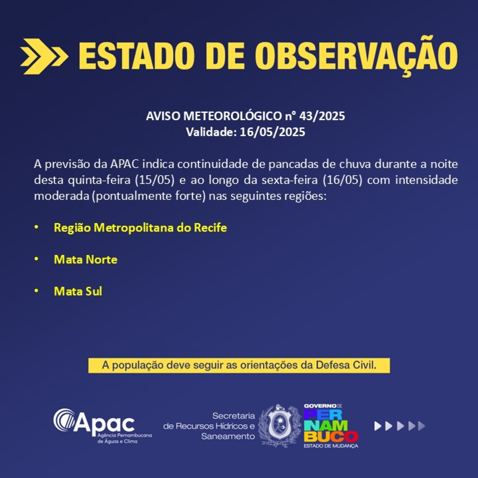Reprodução / Apac