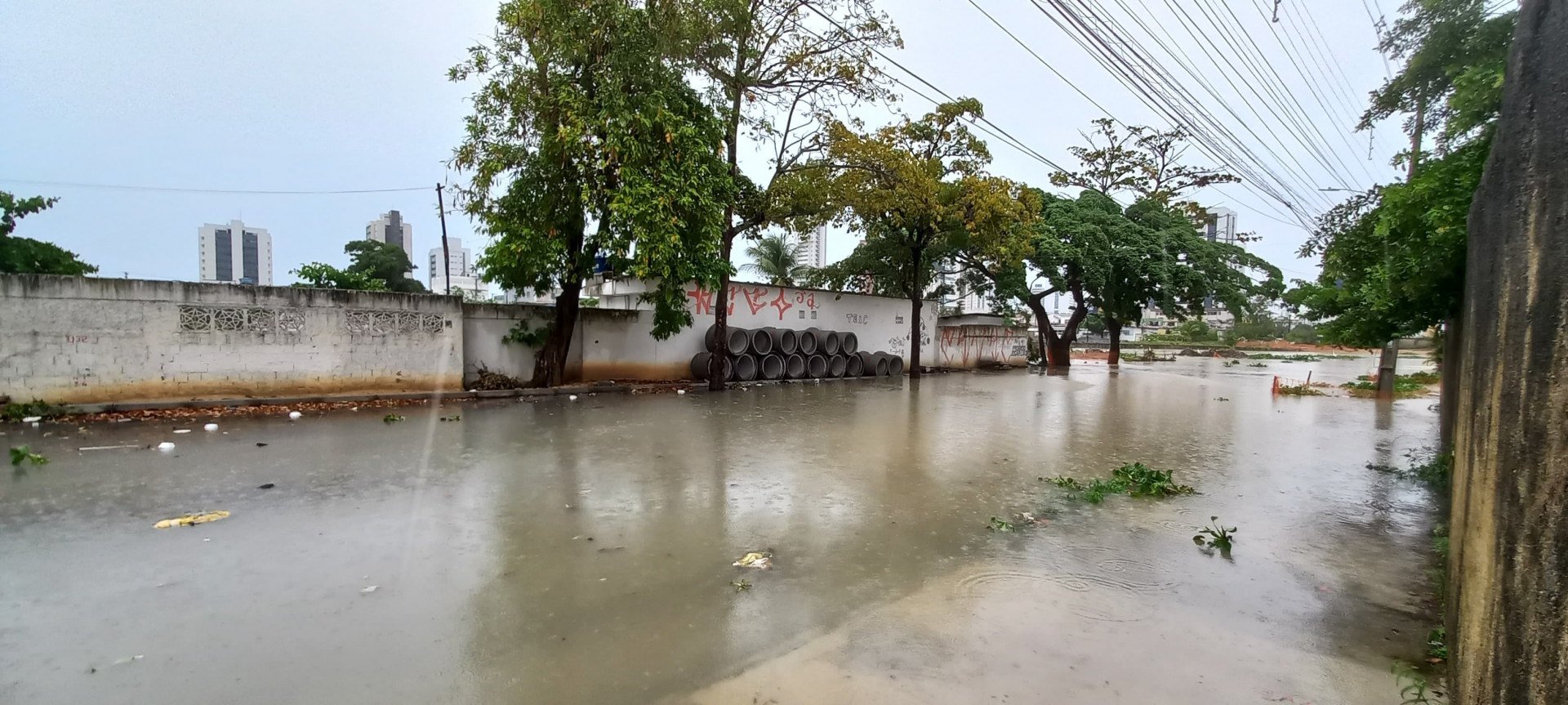 Chuvas em Olinda: canal do Fragoso transborda e várias ruas ficam alagadas; veja imagens 