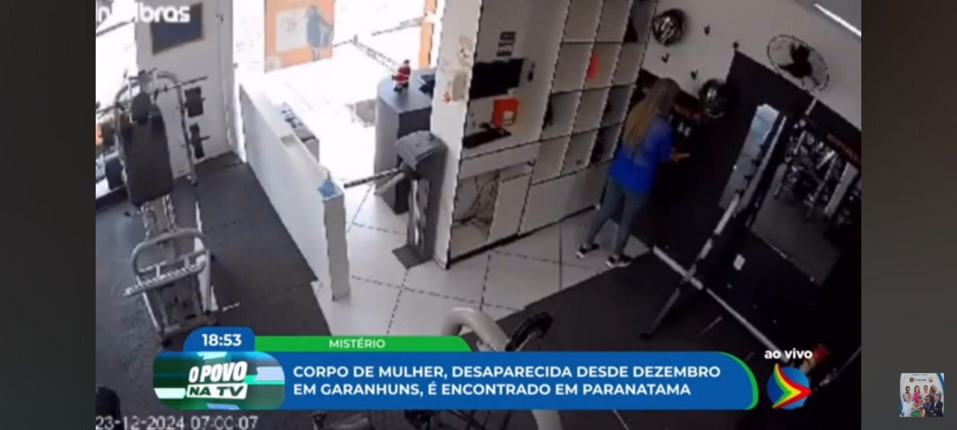 Imagem de mulher desaparecida em Garanhuns em dezembro de 2024