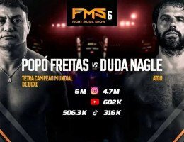 Popó x Duda Nagle no FMS 6: onde assistir ao vivo e horário da luta