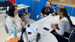 Professora Soraya Giovanetti El-Deir conversa com Natália Ribeiro e Ian Avelino, na Rádio Jornal, para o Giro Metropolitano