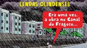 Chuvas em Olinda: canal do Fragoso transborda e várias ruas ficam alagadas
