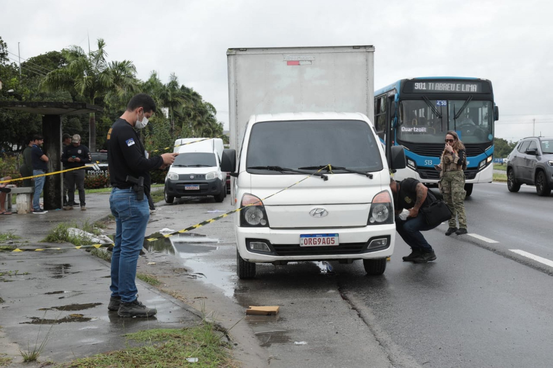 O crime aconteceu no sentido Paulista da rodovia federal