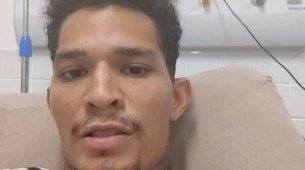 Emmanuel Apory agradeceu apoio dos moradores de Noronha e disse que maior desejo é "chegar em casa e estar bem"