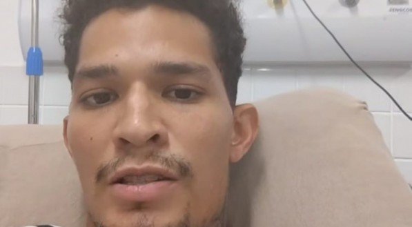 Emmanuel Apory agradeceu apoio dos moradores de Noronha e disse que maior desejo é "chegar em casa e estar bem"