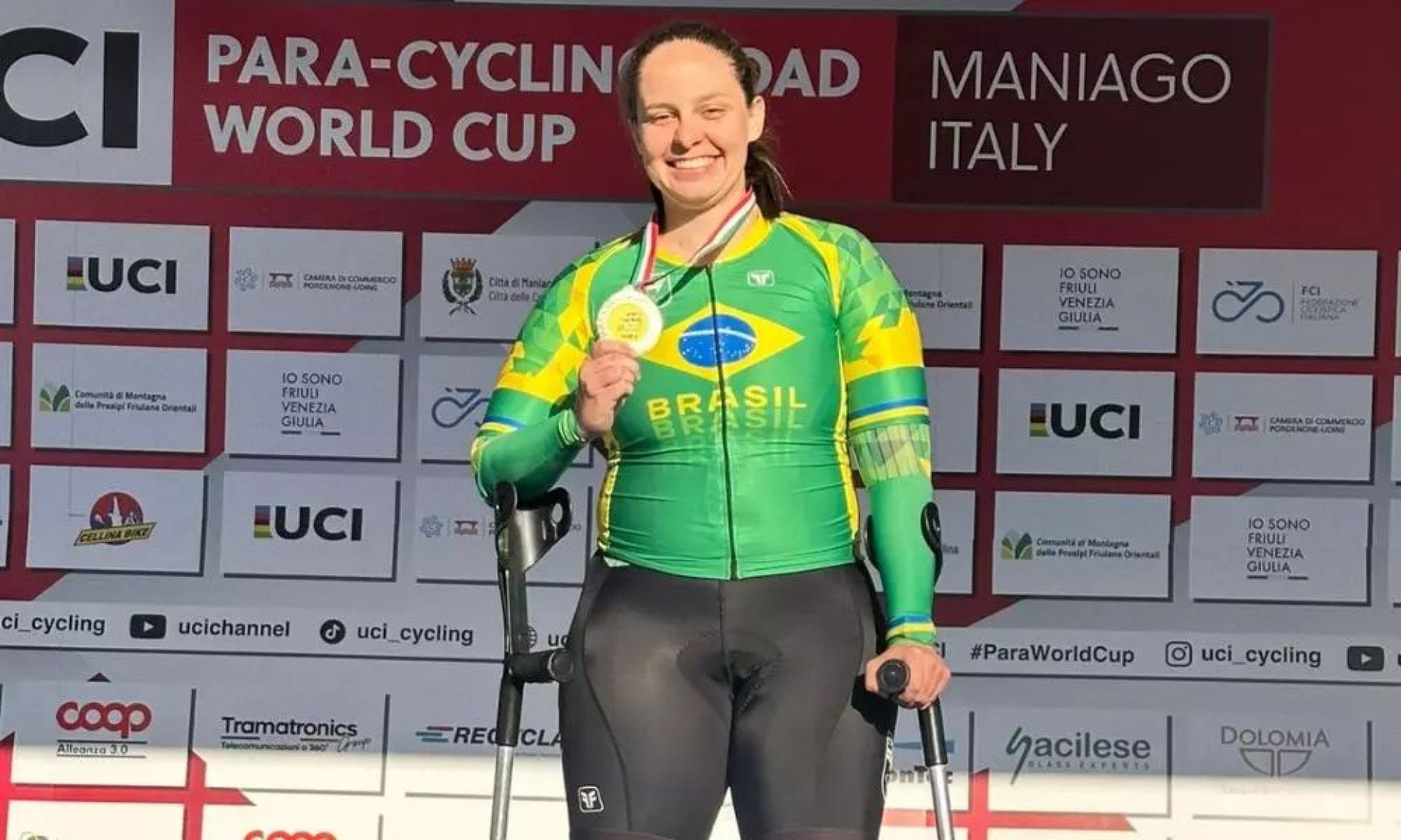 Brasil conquista cinco medalhas no contrarrelógio da Copa do Mundo de Paraciclismo em Maniago