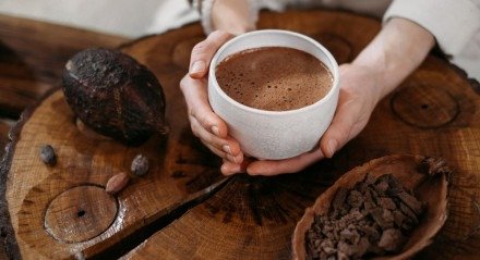 Imagem ilustrativa do chocolate quente!