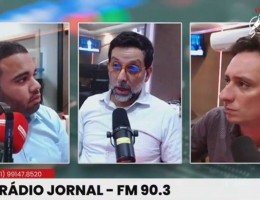 Bruno Becker, presidente do Náutico, em entrevista ao Fórum Esportivo, da Rádio Jornal