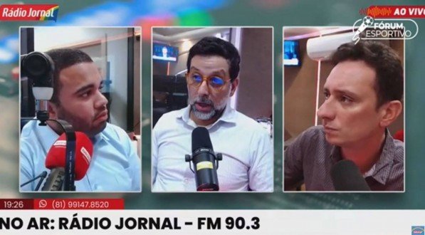 Bruno Becker, presidente do Náutico, em entrevista ao Fórum Esportivo, da Rádio Jornal