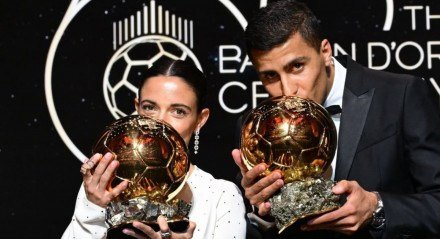 Aitana Bonmatí e Rodri foram eleitos os melhores jogadores de futebol em 2024