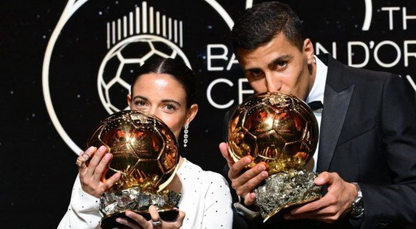 Aitana Bonmatí e Rodri foram eleitos os melhores jogadores de futebol em 2024