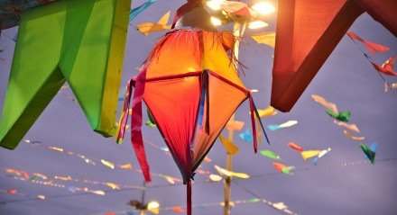 Imagem de balão de São João ou balão Festa Junina para decoração