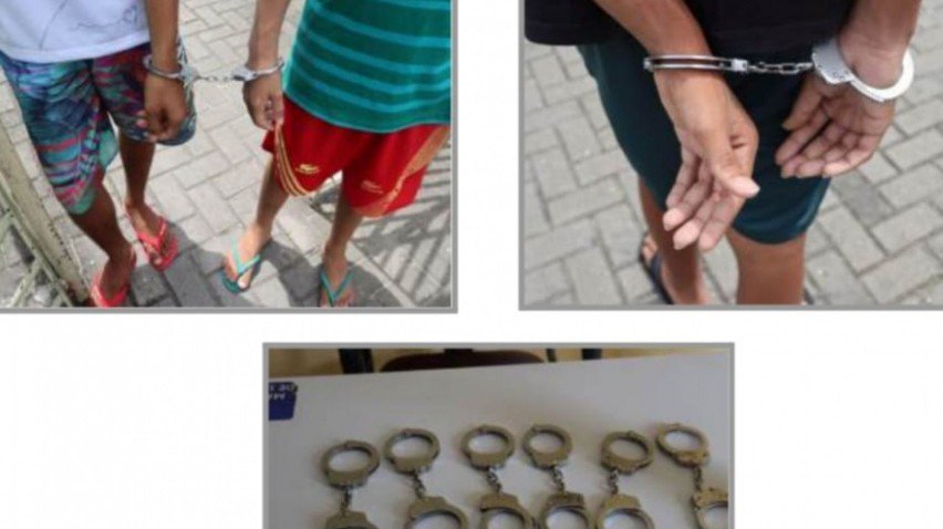 Adolescentes foram flagrados algemados no Cenip Recife