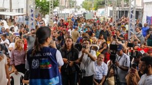 Raquel Lyra deu ordem de serviço para a construção do Conjunto Habitacional Zilma Maria de Oliveira