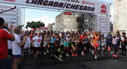 Largada da Corrida das Pontes do Recife