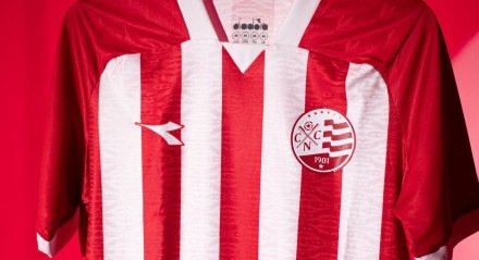 Imagem da nova camisa do Náutico