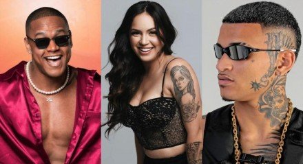 Leo Santana, Raphaela Santos e Anderson Neiff