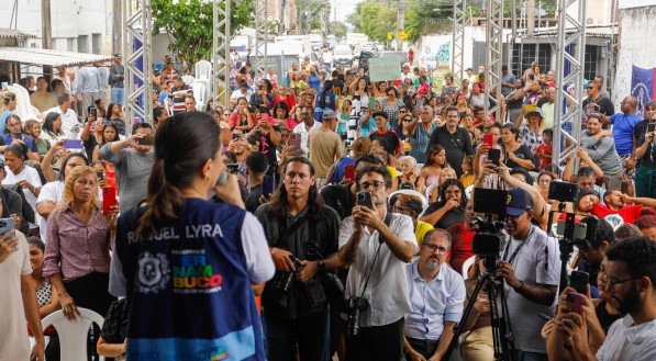 Raquel Lyra deu ordem de serviço para a construção do Conjunto Habitacional Zilma Maria de Oliveira