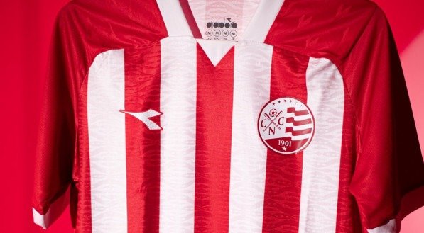 Imagem da nova camisa do Náutico