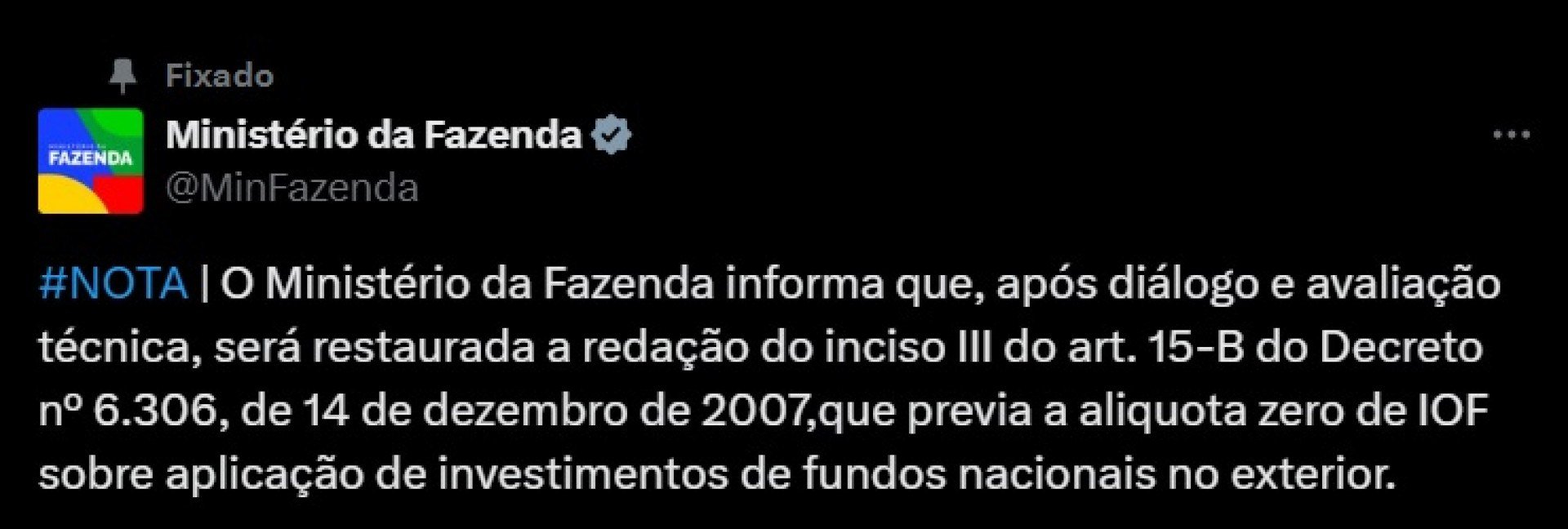 Reprodução do X