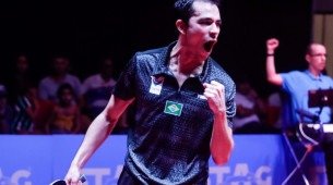 Hugo Calderano faz hist&oacute;ria com vice no Mundial de T&ecirc;nis de Mesa, em Doha