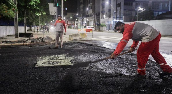 Avenida Mário Melo entra na reta final de obras com novo sistema de drenagem e entrega prevista para o segundo semestre