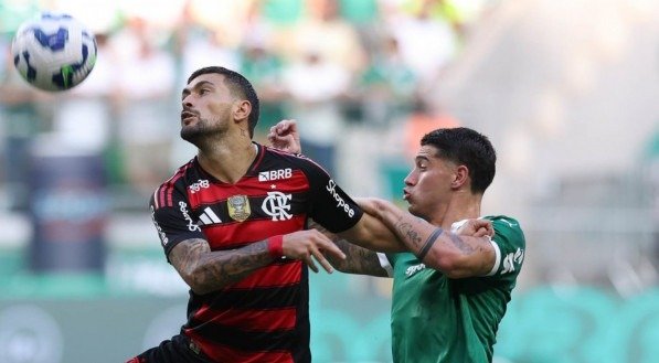 Rubro-Negro superou o Alviverde por 2 a 0, no Allianz Parque, ficando a um ponto do adversário na tabela