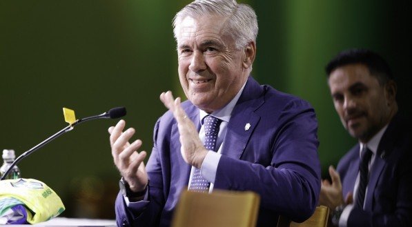 Carlo Ancelotti, novo técnico da Seleção Brasileira