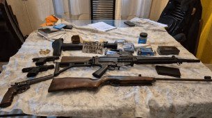Armas apreendidas pela Polícia Federal pertenciam a um suposto grupo de extermínio autidenominado C4 (Comando de Caça a Comunistas, Corruptos e Criminosos)