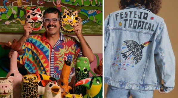 Ceramiquinho desenvolve coleção 'Festejo Tropical' com roupas inspiradas no São João