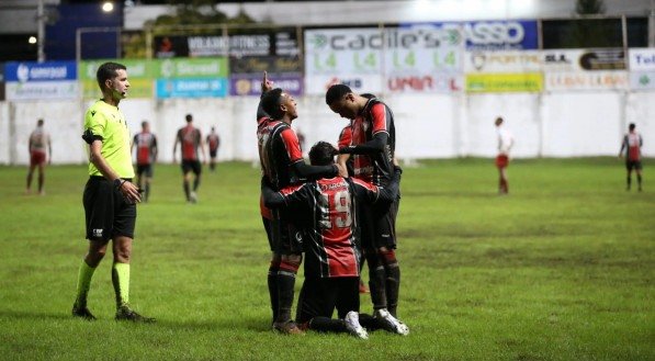 Imagem da partida do Joinville