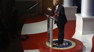 O presidente estadunidense Donald Trump