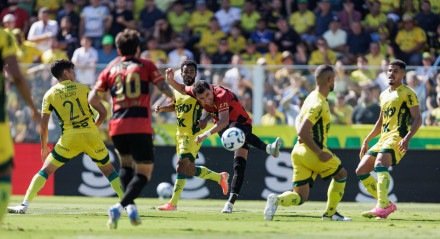 Lance do jogo entre Mirassol x Sport pela 11ª rodada do Brasileirão