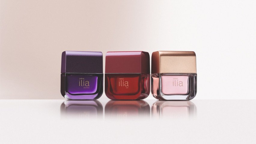 Imagem dos perfumes da linha Ilía 