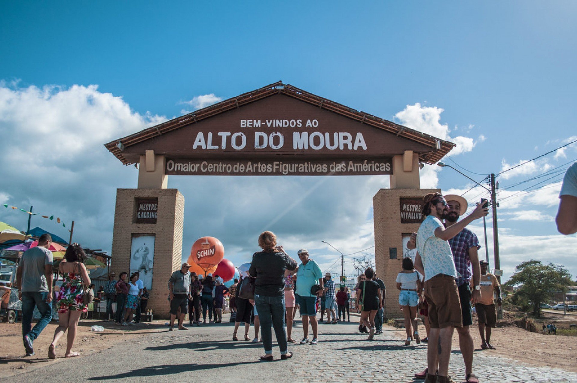 Imagem da Polo Alto do Moura, no São João de Caruaru