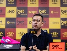 Entrevista coletiva com o executivo de futebol do Sport, Thiago Gasparino