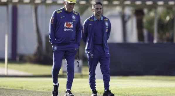 Ancelotti comanda primeiro treino com a Seleção Brasileira