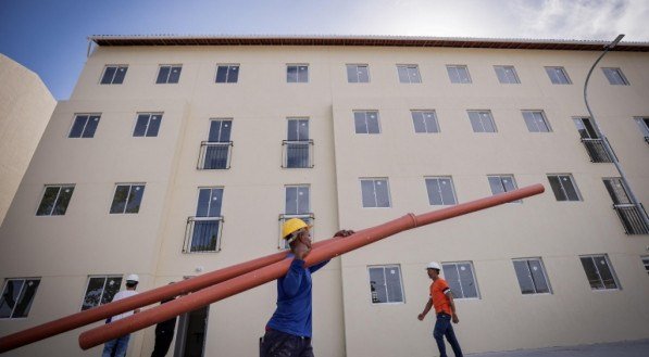 Habitacional Papa Francisco, na comunidade do Pilar