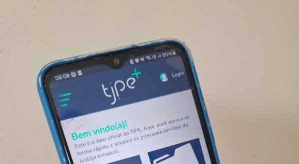 aplicativo TJPE +, desenvolvido pela Secretaria de Tecnologia da Informação e Comunicação (Setic)