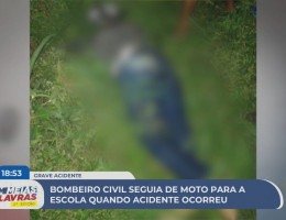 Bombeiro civil morre ao cair de moto em sinistro em São Bento do Una