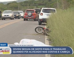 Jovem é assassinado a tiros no caminho para o trabalho em Caruaru