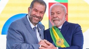 O ex-ministro da Previdência, Carlos Lupi, e o presidente Lula