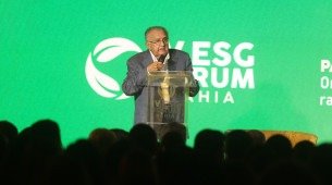 Presidente do Grupo JCPM, João Carlos Paes Mendonça, em conferência de abertura do  IV ESG Fórum Bahia