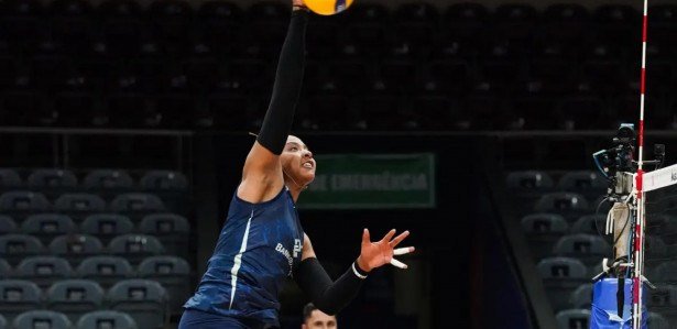 Brasil x Tchéquia VNL Feminina 2025: Seleção vence primeira no Rio de Janeiro
