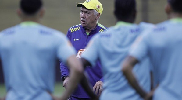 Último treino da Seleção Brasileira