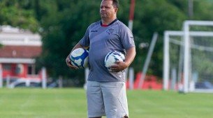 Kuki, em treino do Náutico, antes de sofrer o AVC