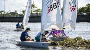 A regata pela Bacia do Pina é uma das ações do tradicional Projeto Mão no Mangue, iniciado em 2015 pelo Cabanga