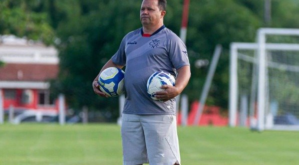 Kuki, em treino do Náutico, antes de sofrer o AVC