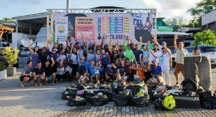 II Regata Cabanga do Meio Ambiente reúne 31 velejadores e recolhe 382kg de resíduos na Bacia do Pina
